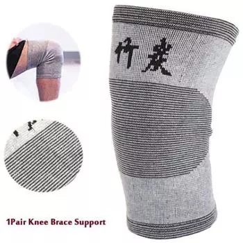 Вязаный защитный эластичный наколенник для верховой езды, протектор для защиты коленей, защита колена M серый