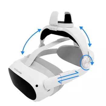 VR Forcesupport Headband Upgrades HeadStrap with Battery Holder Base для Pico 4 VR Headset Lightweigt HeadStrap