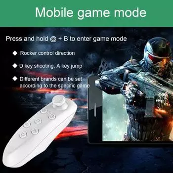VR-геймпад, Bluetooth-совместимый игровой аксессуар 3.0, портативный беспроводной джойстик, пульт дистанционного управления для VR 3D-очков чёрный