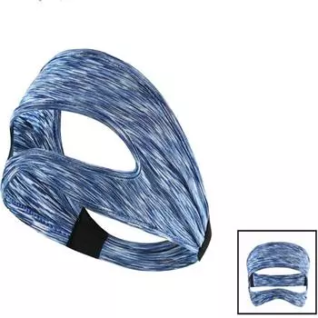 VR Маска для глаз Чехол Дышащая Потостойкая Повязка Синяя Ткань из волокна для Oculus Quest 2