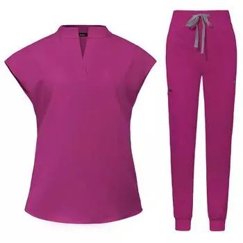 Врачебная и медицинская спецодежда для ухода за кожей, салон красоты, медсестра, хирург, воротник-стойка, удобный хирургический халат для чистки рук 2XL