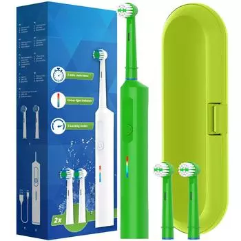 Вращающаяся электрическая зубная щетка, интеллектуальная перезаряжаемая вращающаяся зубная щетка, совместимая со сменными насадками Oral B