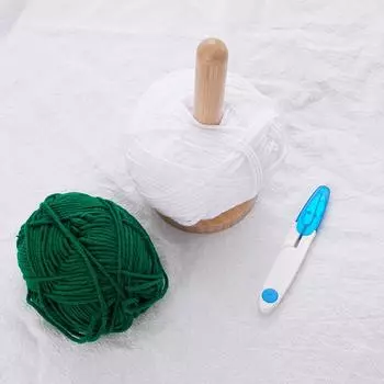 Вращающаяся деревянная моталка для пряжи и подставка для катушек с шерстью winding rack