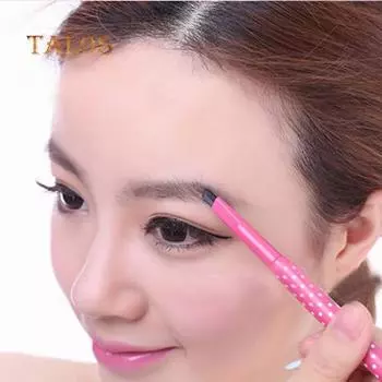 Вращающаяся долговечная подводка для глаз, ручка для бровей, карандаш для макияжа, косметический инструмент серый