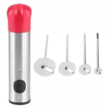 Вращающаяся дрель для выкапывания овощей из нержавеющей стали для удаления сердцевины фруктов для детей, приготовления салатов своими руками