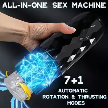 Вращающаяся и выдвигающаяся интегрированная машина любви, присоска, свободная рука, 7 толчков и 7 вращений, взрыв одной кнопкой и интерактивный звуковой режим зондирования st295