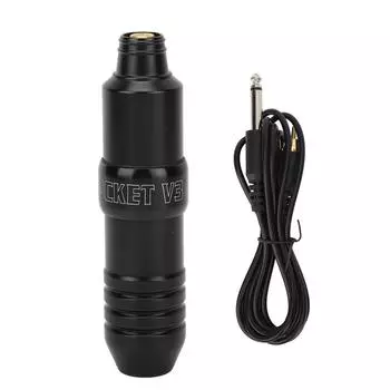 Вращающаяся игла для картриджа для татуировки с высоким напряжением и регулируемой легкой тату-машинкой чёрный