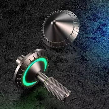 Вращающаяся игрушка Игрушка для офиса Настольная игрушка Fidget Spinner Bearing Top Fingertip Gyro Fidget Toys Grey with green luminous