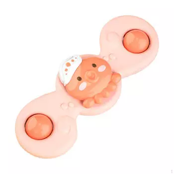 Вращающаяся игрушка на присоске, обучающий гироскоп для купания и путешествий детей