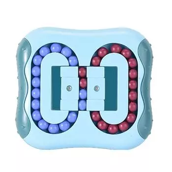 Вращающаяся игрушка-волшебная фасоль на кончиках пальцев, креативные развивающие игрушки для снятия стресса красный