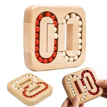 Вращающаяся красочная игрушка-боб Портативная игрушка для путешествий Снятие стресса Тревога Образовательная головоломка Сенсорная