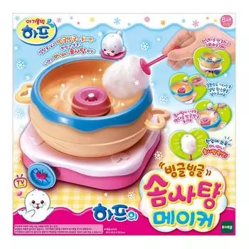Вращающаяся машина для производства ватных конфет Toytron Half s, разноцветные, популярные корейские игрушки
