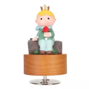 Вращающаяся музыкальная шкатулка Изысканные заводные музыкальные шкатулки с металлическим проигрывателем для гостиной и спальни