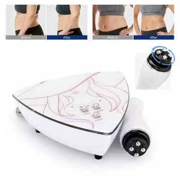 Вращающаяся на 360° голова радиочастотного удаления глаз, черная антивозрастная косметическая машина для омоложения кожи белый