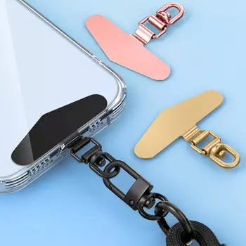 Вращающаяся на 360 градусов головка для мобильного телефона, цепочка-зажим для мобильного телефона, металлическая пряжка для цепочки, тонкая часть, вращающаяся пряжка One Size