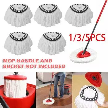 Вращающаяся на 360 градусов насадка для швабры Vileda Wring Mopping, сменная насадка из микрофибры, аксессуары для бытовых чистящих средств