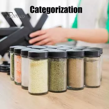 Вращающаяся на 360 градусов полка для специй с дизайном колеса обозрения, легкий доступ, большая вместимость, кухонный органайзер, держатель для хранения специй A чёрный