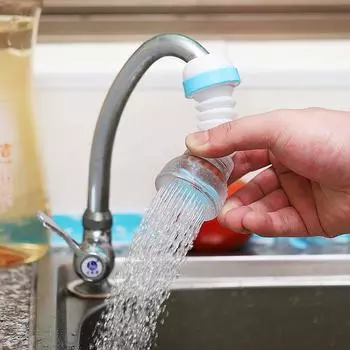 Вращающаяся на 360 градусов распылительная головка, прочный кран, насадка-фильтр, 3 режима, насадка для кухонного крана, кран-фильтр, кухонная техника синий