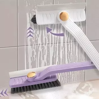 Вращающаяся на 360 градусов щетка для чистки щелей, бытовая щетка для ванны, туалета, душевой кабины, плитки, швов, мертвый угол, щетка для чистки щелей фиолетовый
