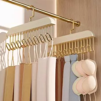 Вращающаяся на 360 градусов вешалка для одежды с восемью крючками Wave, круглая палка, вешалки для нижнего белья, общежитие style C