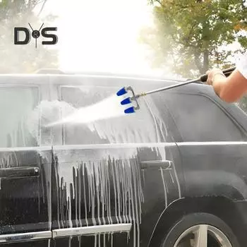 Вращающаяся насадка, тройная насадка, запасной наконечник для мойки высокого давления 4000 фунтов на кв. дюйм, вращающаяся насадка для мойки пола и окон синий