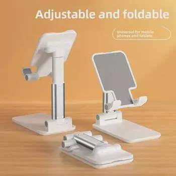 Вращающаяся настольная подставка T9-2: Универсальный держатель 360° для телефонов и планшетов