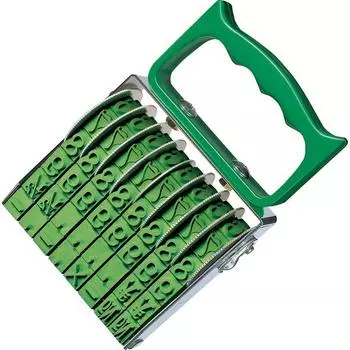 Вращающаяся печать KOKUYO Европейские цифры Шрифт Mincho первый выпуск (8 подряд) ИС-10-8