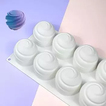 Вращающаяся планета шоколад силиконовая форма DIY геометрический круглый магический шар желе ароматерапевтическая свеча форма домашний декор украшение для торта