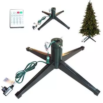 Вращающаяся подставка для елки, регулируемая вращающаяся подставка для елки с пультом дистанционного управления