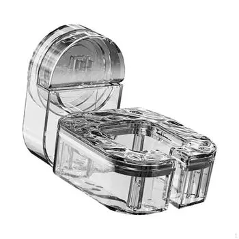 Вращающаяся подставка для фена, настенное крепление без держателя для дрели Clear Black