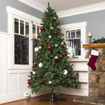 Вращающаяся подставка для рождественской елки Yousheng, держатель для искусственной елки, вращающаяся вращающаяся подставка для рождественских елок весом до 80 фунтов US Plug