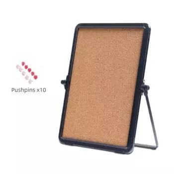 Вращающаяся подставка Пробковая доска для сообщений Подвесная/Напольная Настенная доска для заметок из войлока Кабинет Style 2 23*31cm