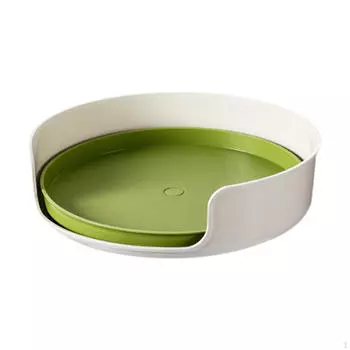 Вращающаяся полка для специй Нескользящее хранилище Поворотный стол Организация Держатель для бутылок соевого соуса Кухня