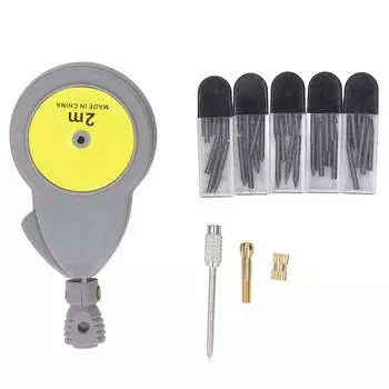 Вращающаяся рулетка, циркуль, луч 6 футов, выдвижной круг, инструмент для рисования, метрическая система, имперская система с 50 шт. полиэтилена