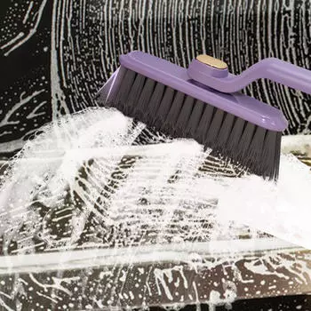 Вращающаяся щелевая щетка Щетка для чистки столешницы, универсальная, ручная с канавками фиолетовый