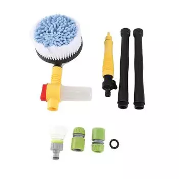 Вращающаяся щетка для мытья автомобиля под высоким давлением, чистящий инструмент для мытья губкой