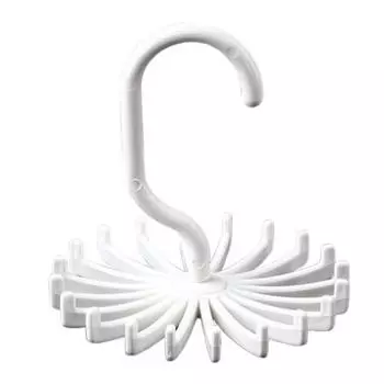 Вращающаяся стойка для галстуков. Регулируемая вешалка для галстуков. Держатель органайзера для шейных галстуков.