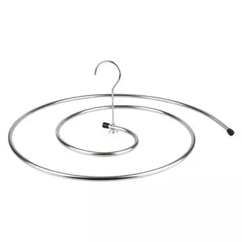 Вращающаяся сушилка, вешалка для одеял, нержавеющая сталь, экономия места, круглая спиральная вешалка для одеял, домашнее хранение, уличная вешалка для домашнего балкона