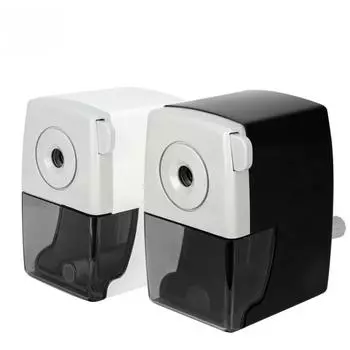 Вращающаяся точилка для карандашей, резак для карандашей, офис, школа, стол, точилки, канцелярские принадлежности белый