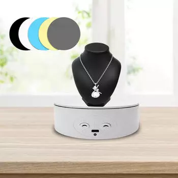 Вращающаяся витрина для часов и ювелирных изделий белый