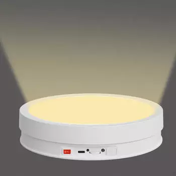 Вращающаяся выставочная витрина поворотного стола, моторизованная подставка для держателя ювелирных изделий, автоматическая Style A