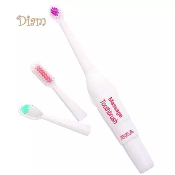 Вращающаяся зубная щетка HOHO с 3 насадками Гигиена полости рта Здоровье