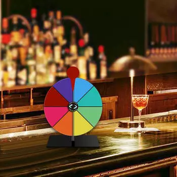 Вращающееся колесо с 8 слотами для настольных игр и занятий