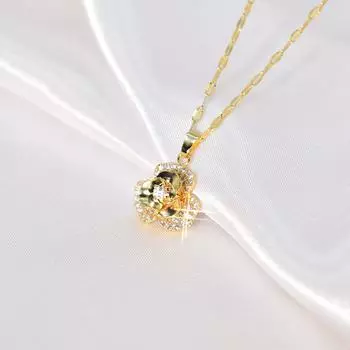 Вращающееся ожерелье с цветком, женская простота, универсальный темперамент, женская индивидуальность, стиль одного продукта, продвинутое чувство