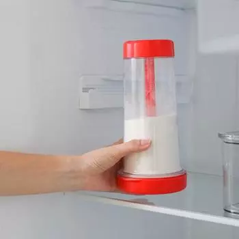 Вращающееся сито для муки с крышкой Ручной сито для муки Полуавтоматический просеиватель Миксер Сито Чашка Кухонный гаджет Выпечка Кондитерские инструменты