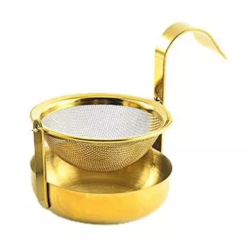 Вращающееся удобное сито для заваривания чая из нержавеющей стали 304 с антикоррозийным покрытием для дома серебряный