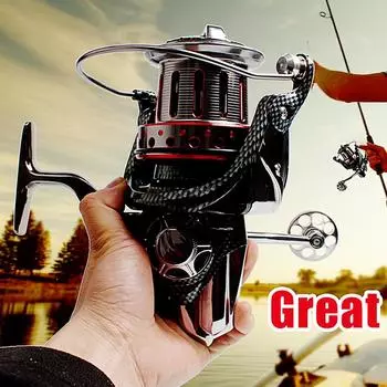 Вращающиеся барабаны 4.7:1/11BB Цельнометаллическая большая катушка для литья спиннинговых рыболовных катушек Морская рыболовная катушка 10000