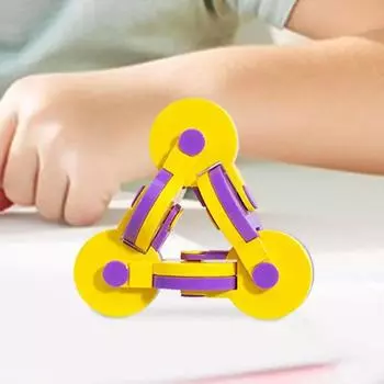 Вращающиеся игрушки для рук Fidget Toys Легкие вращающиеся сенсорные игрушки Fidget Concentration Toy Ornament чёрный