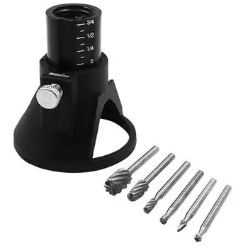 Вращающиеся инструменты, специальное седло, специальный локатор, фиксированное основание, набор из 7 фрез по дереву из быстрорежущей стали, аксессуары Tungfull Dremel