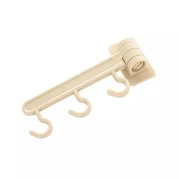 Вращающиеся клейкие настенные крючки, вешалка для полотенец, кухня, ванная комната, спальня синий